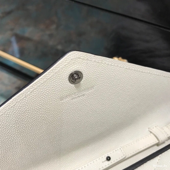 CHAIN MATELASSÉ CASSANDRE YSL WALLET 0815
